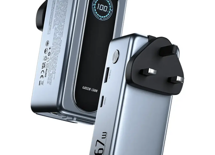 Green Lion EVERA 15000mAh Power Bank + Charger with TFT Display PD 67W
