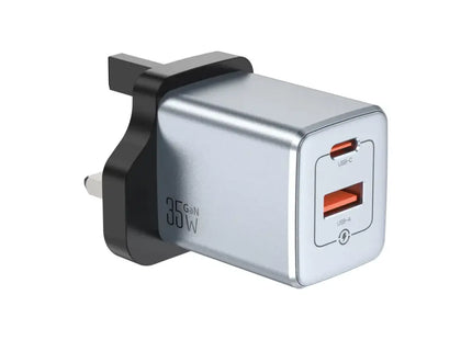 Green Lion GaNPremium UK Plug Wall Charger PD 35W