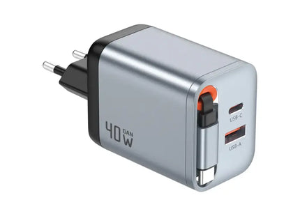 Green Lion GaNPremium EU Plug Wall ChargerPD 40W