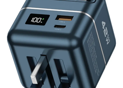 Green Lion Premium Series Charger + Power Bank 5000mAh 42W Gray