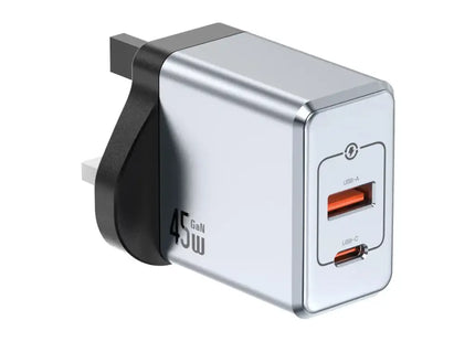 Green Lion GaNPremium UK Plug  Wall Charger PD 45W