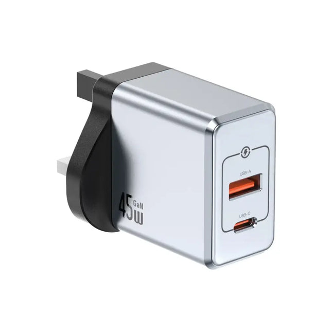 Green Lion GaNPremium UK Plug  Wall Charger PD 45W