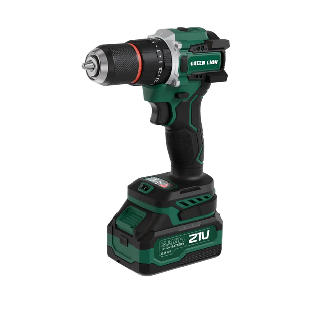 Green Lion GD-16 Pro Drive Cordless Hammer Drill 2*21V 3.0Ah Battery
