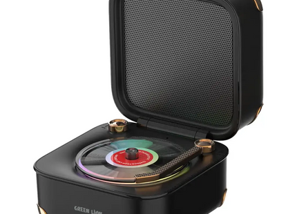 Green Lion Gramo Vinyl Wireless Speaker Black