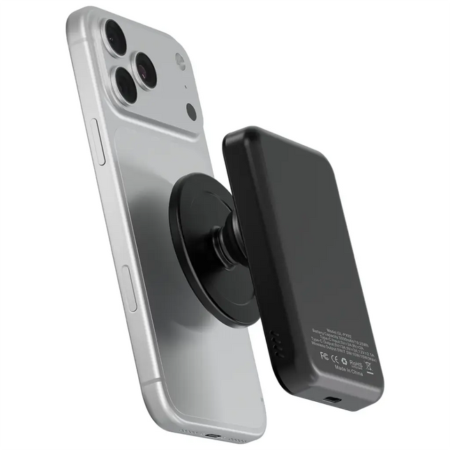 Green Lion Grip Mag 5000mAh Power Bank PD 30W Black