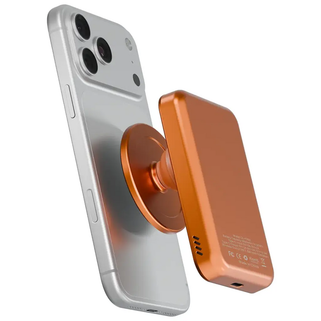Green Lion Grip Mag 5000mAh Power Bank PD 30W Orange