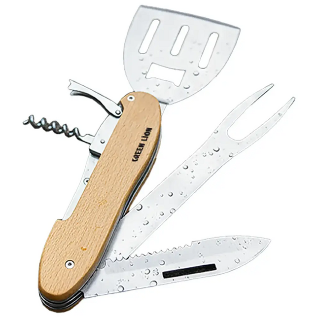 Green Lion Multifunction 5 in 1 BBQ Tool Set