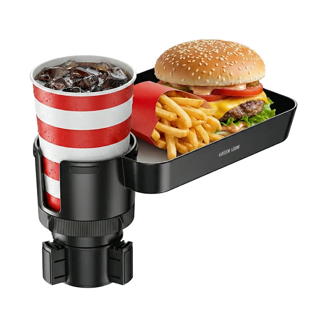 Green Lion Multi-Function Car Cup Holder Tray