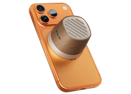 Green Lion MAG TUNE Mini Speaker and Wireless Charger Dark Wood