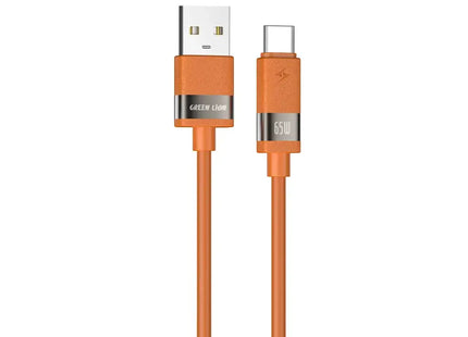 Green Lion Matte Silicone 1M Cable USB-A to USB-C 65W