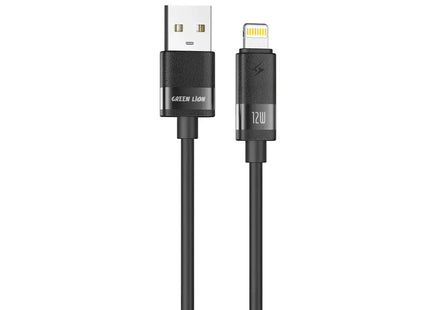 Green Lion Matte Silicone 1M Cable USB-A to Lightning 12W