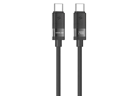 Green Lion Matte Silicone 1M Cable USB-C to USB-C 240W