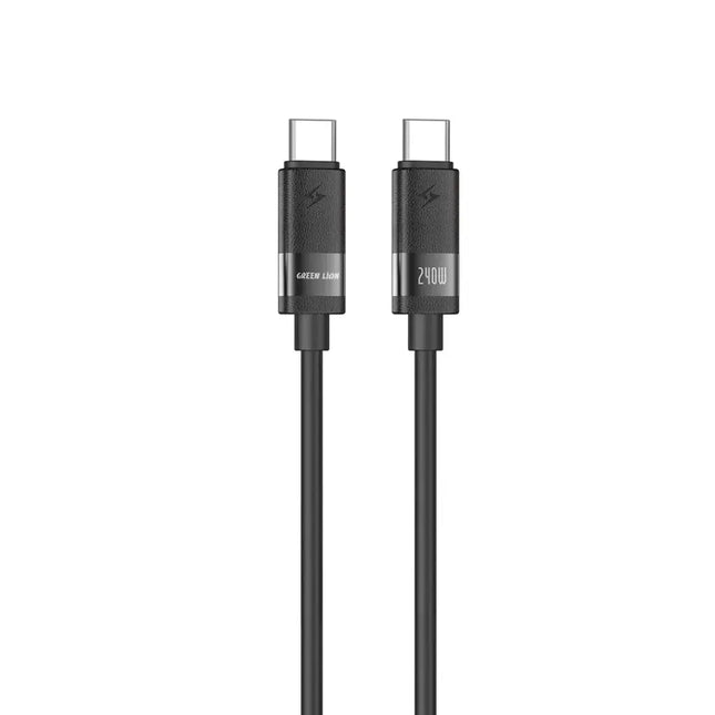 Green Lion Matte Silicone 1M Cable USB-C to USB-C 240W