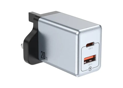 Green Lion Premium Series Dual Port Wall Charger PD 20W