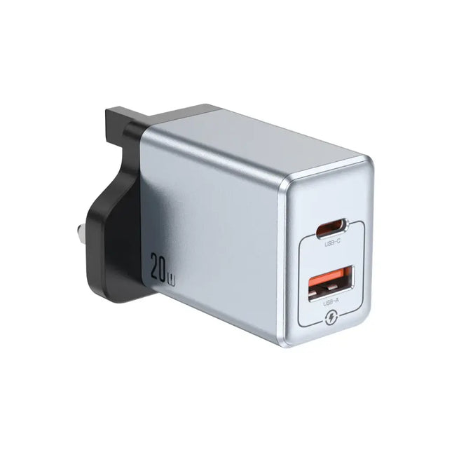 Green Lion Premium Series Dual Port Wall Charger PD 20W