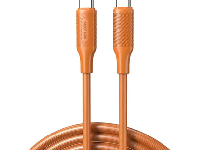 Green Lion PVC 1M Cable C To C Orange