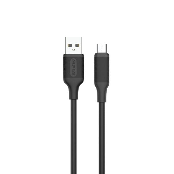 Green Lion Dual Port Wall Charger UK Plug 2 USB-A Port USB-A to USB-C 1m Cable