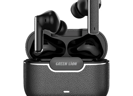 Green Lion River Plus True Wireless Earbuds Black