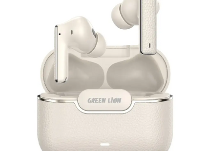 Green Lion River Plus True Wireless Earbuds Cream