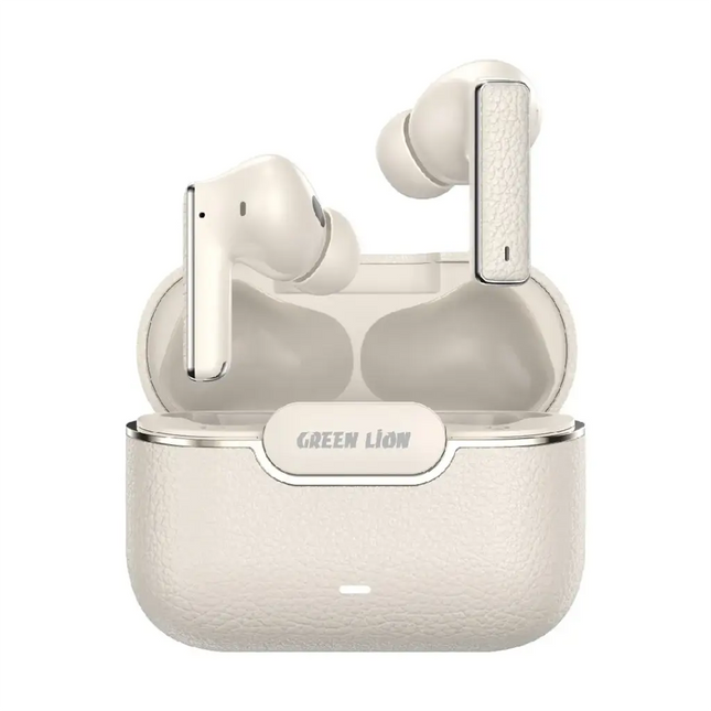 Green Lion River Plus True Wireless Earbuds Cream