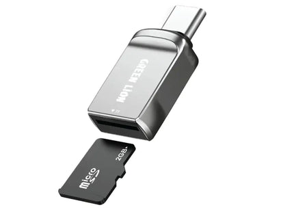 Green Lion SD Card Reader USB C to Micro SD