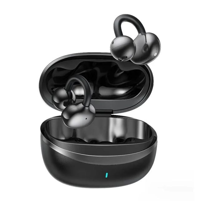 Green Lion Sonix Clip On Earbuds Black