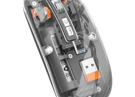 Green Lion Transparent Mouse 2 Modern, Slim & Beautiful Gray