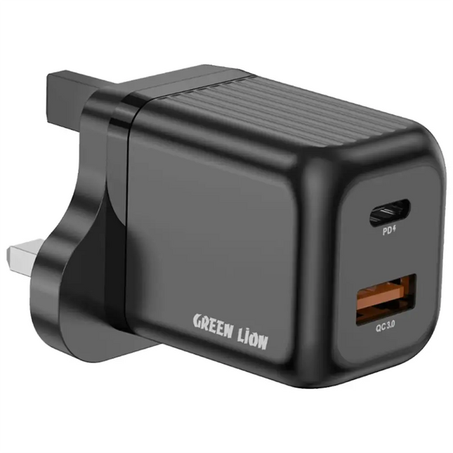 Green Lion Ultra Compact Gan Wall  Charger PD+QC 35W