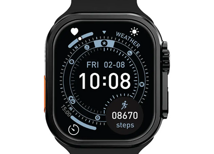 Green Lion ULTRA LITE 2.01'' TFT IPS Display Smart Watch Black