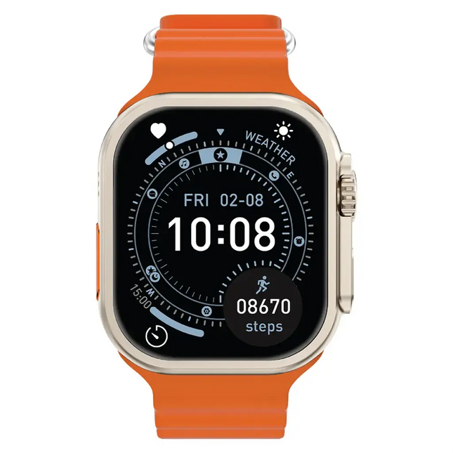Green Lion ULTRA LITE 2.01'' TFT IPS Display Smart Watch Titanium
