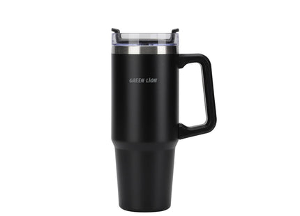 Green Lion Vacuum Travel Mug Black