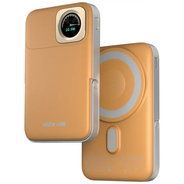 Green Lion Volt Gauge 10000mAh Power Bank PD 22.5W Orange