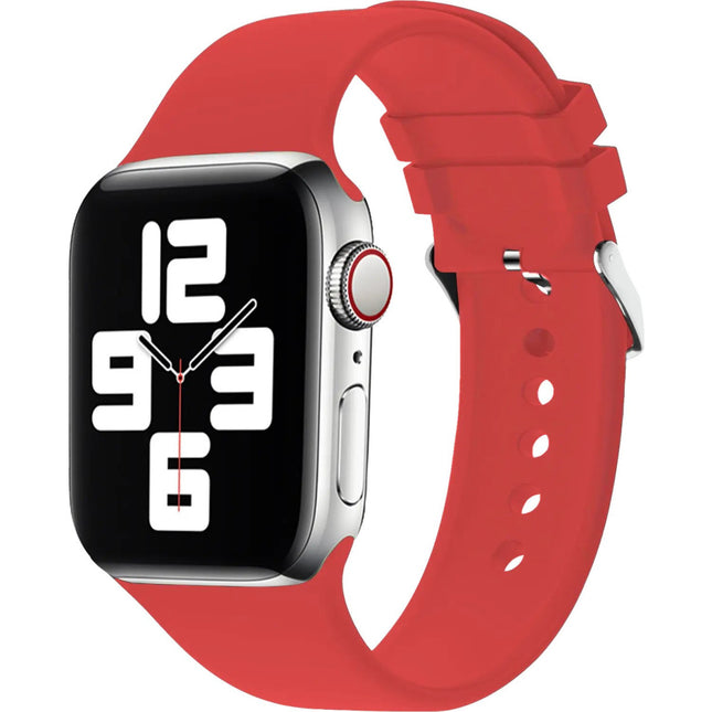 Green Lion Silicone Band with Buckle Bright Red