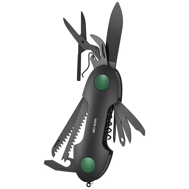 Green Lion 14 IN 1 Tool - Multi Tool Key Chain Knife