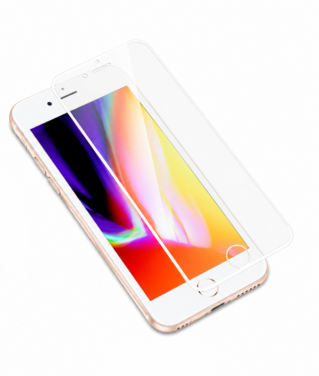 Green Lion 3D Curved Pro Advanced Round White Edge Glass for iPhone 8 Plus