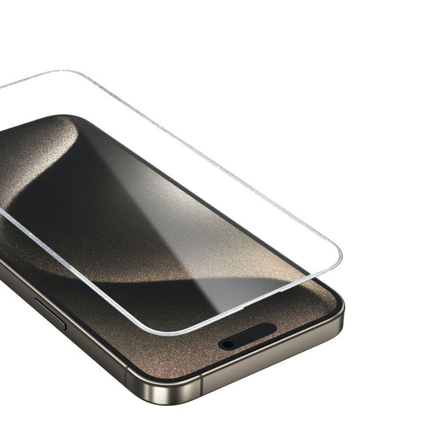 Green Lion 3D Glitter Curved Screen Protector for iPhone 15 Pro Max Titanium