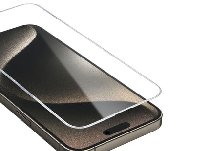 Green Lion 3D Glitter Curved Screen Protector for iPhone 15 Pro Titanium
