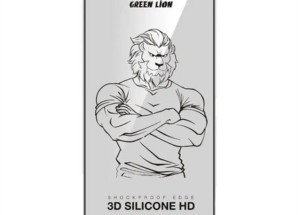Green Lion 3D Silicone Plus Screen Protector for iPhone 17