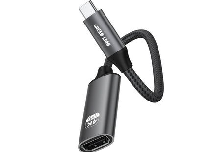 Green Lion 4K USB-C to HDMI Adapter Cable 20cm Black