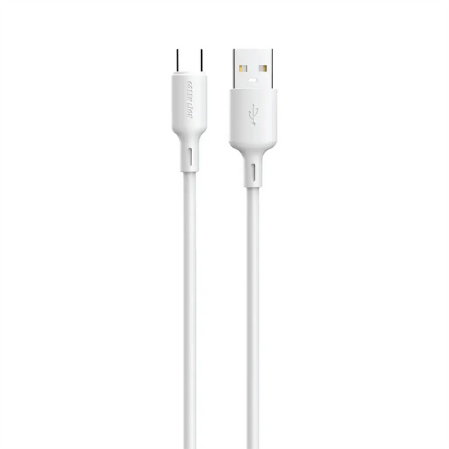 Green Lion 67W USB-A to USB-C TPE Cable 1m White