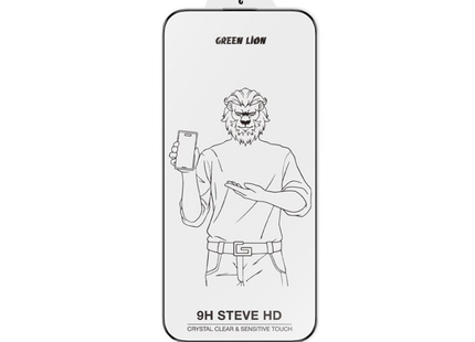 Green Lion 9H Steve HD Screen Protector for iPhone 16e