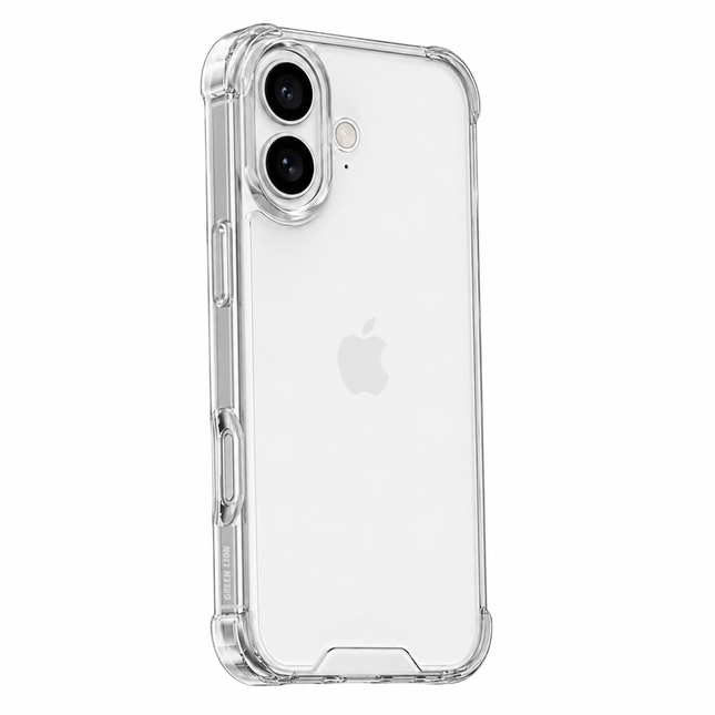 Green Lion Anti-Shock Clear Case for iPhone 17