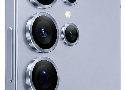 Green Lion Armor Plus Camera Lens for Samsung S25 Ultra Silver Blue