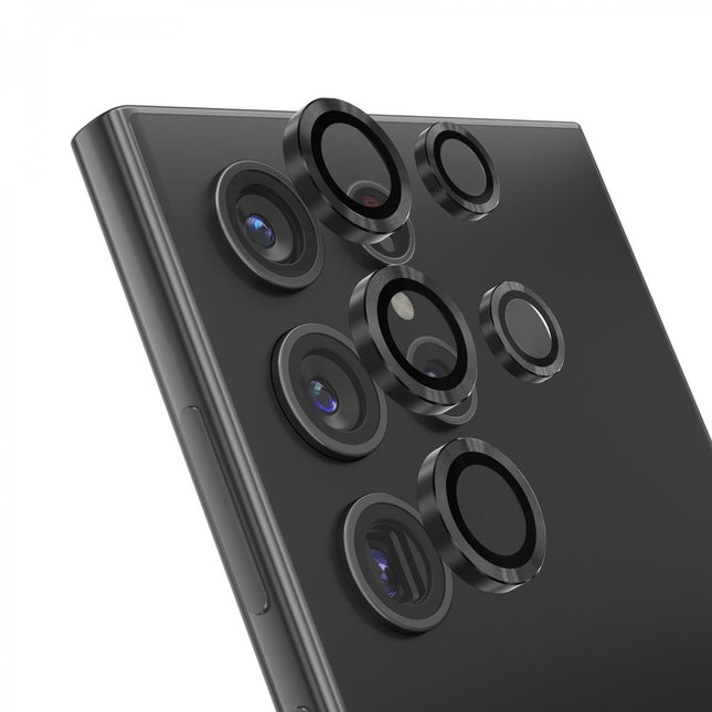 Green Lion Camera Lens Armor for Samsung S24 Ultra Black
