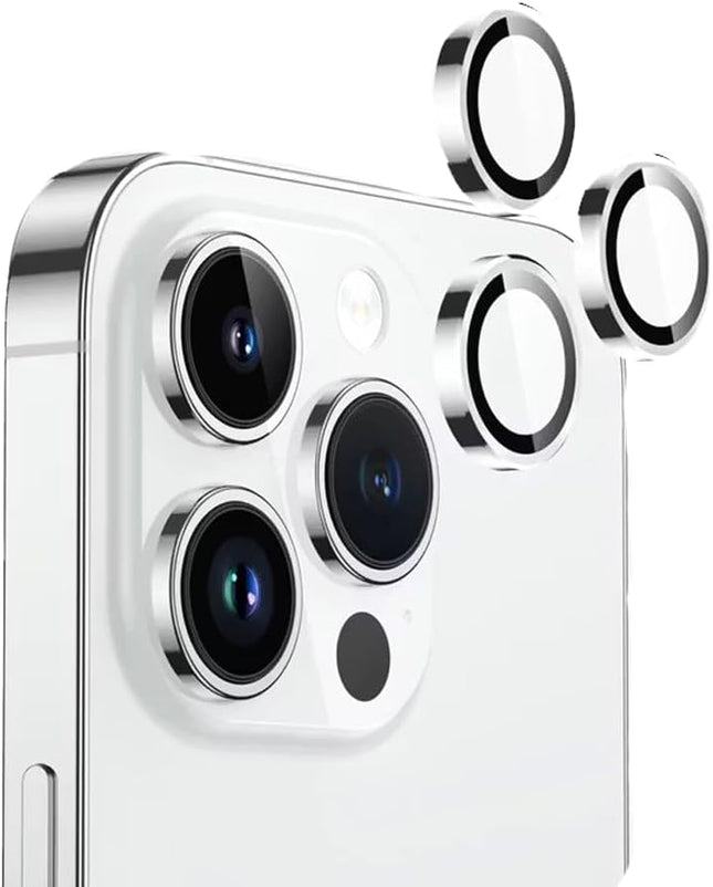 Green Lion Classic Camera Lens for iPhone 15 Pro Max & iPhone 15 Pro Silver