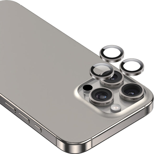 Green Lion Classic Camera Lens for iPhone 16 Pro Max & iPhone 16 Pro Natural Titanium