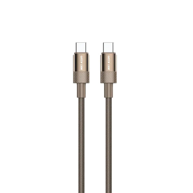 Green Lion Desert Spark Cable USB-C to USB-C 1m 60W Desert Titanium