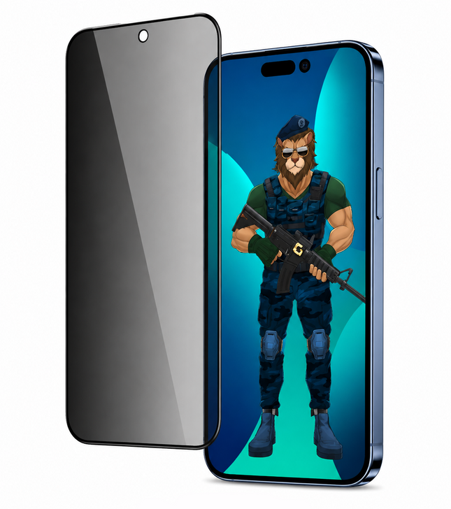 Green Lion Diego Pet Privacy Screen Protector for iPhone 16 Plus