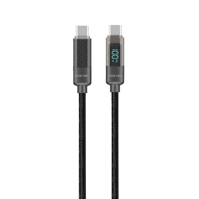 Green Lion Digital Display Cable USB-C to USB-C 1m Black