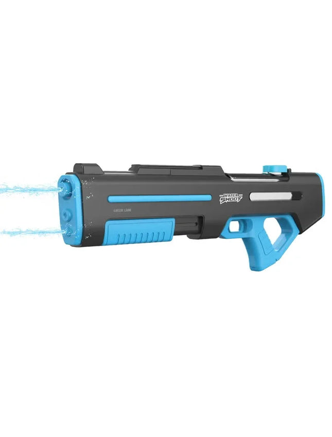 Green Lion GN65-Dual Nozzle Water Gun Electric & Manual Shooting Black